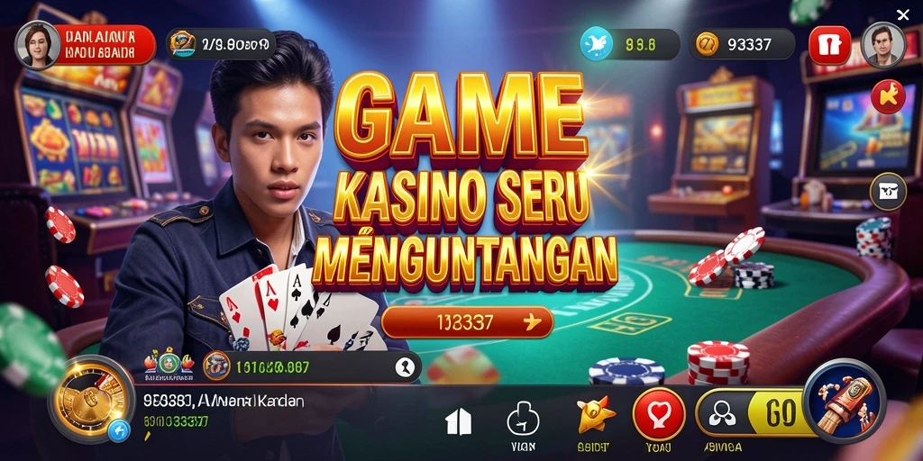 Screenshot menunjukkan gameplay menegangkan dari 93337 di Kasino.