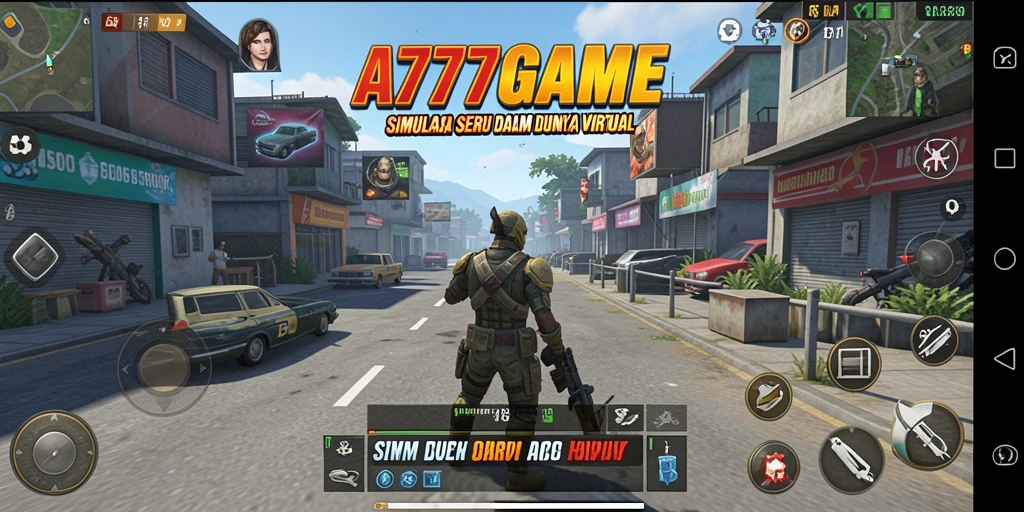 Tampilan gameplay A777GAME yang menakjubkan dan mendalam.