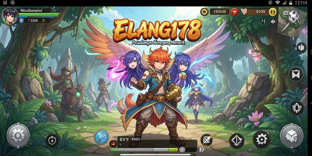 Tampilan gameplay ELANG178 yang menegangkan dan penuh warna.
