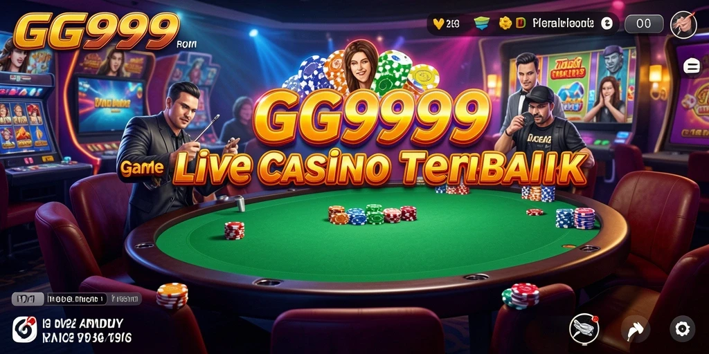 Tampilan utama gameplay Live Casino di GG999 yang menarik.