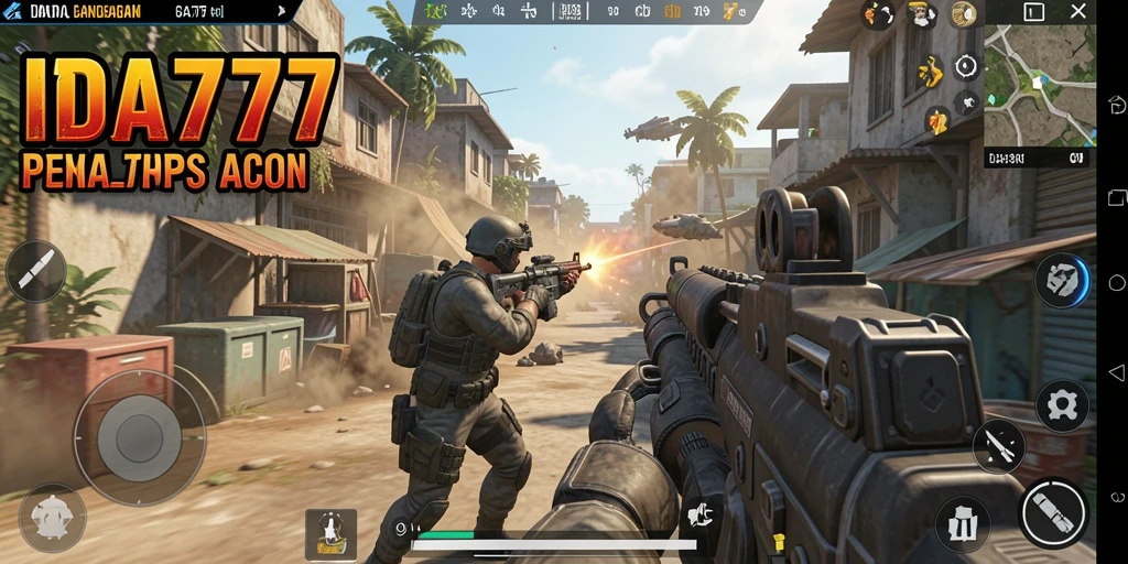 Gameplay menegangkan dengan aksi seru dari IDA777.