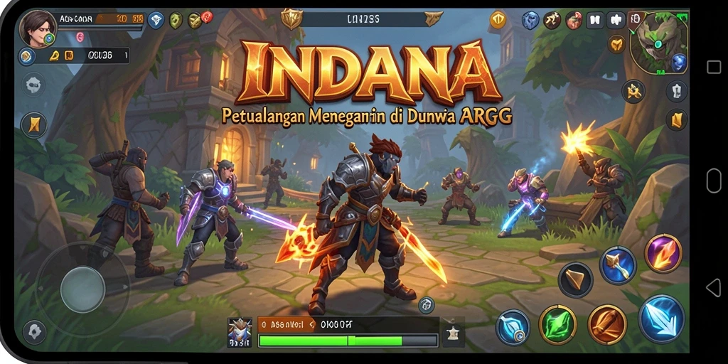 Tampilan gameplay INDAAA yang menakjubkan dalam dunia ARPG.