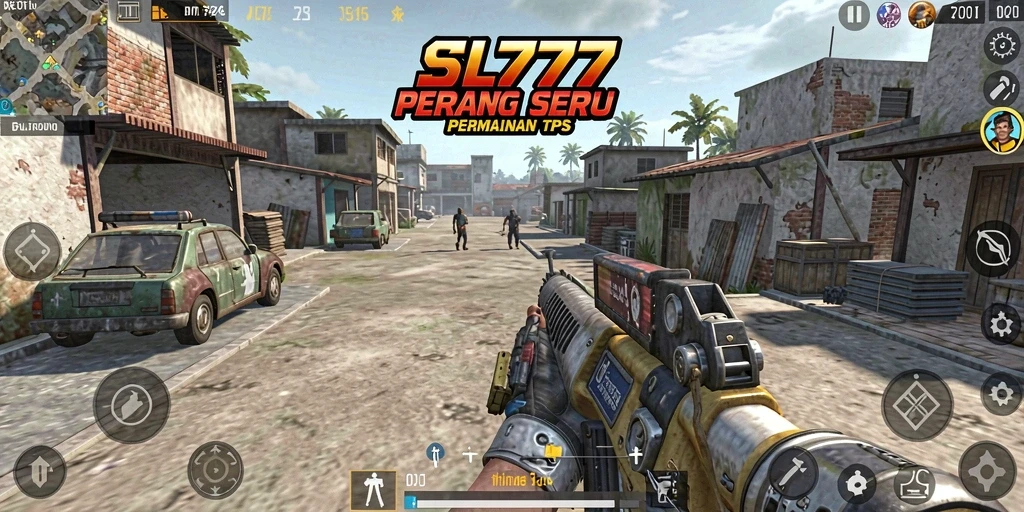 Tangkapan layar gameplay SL777 yang menunjukkan aksi tembak-menembak seru.
